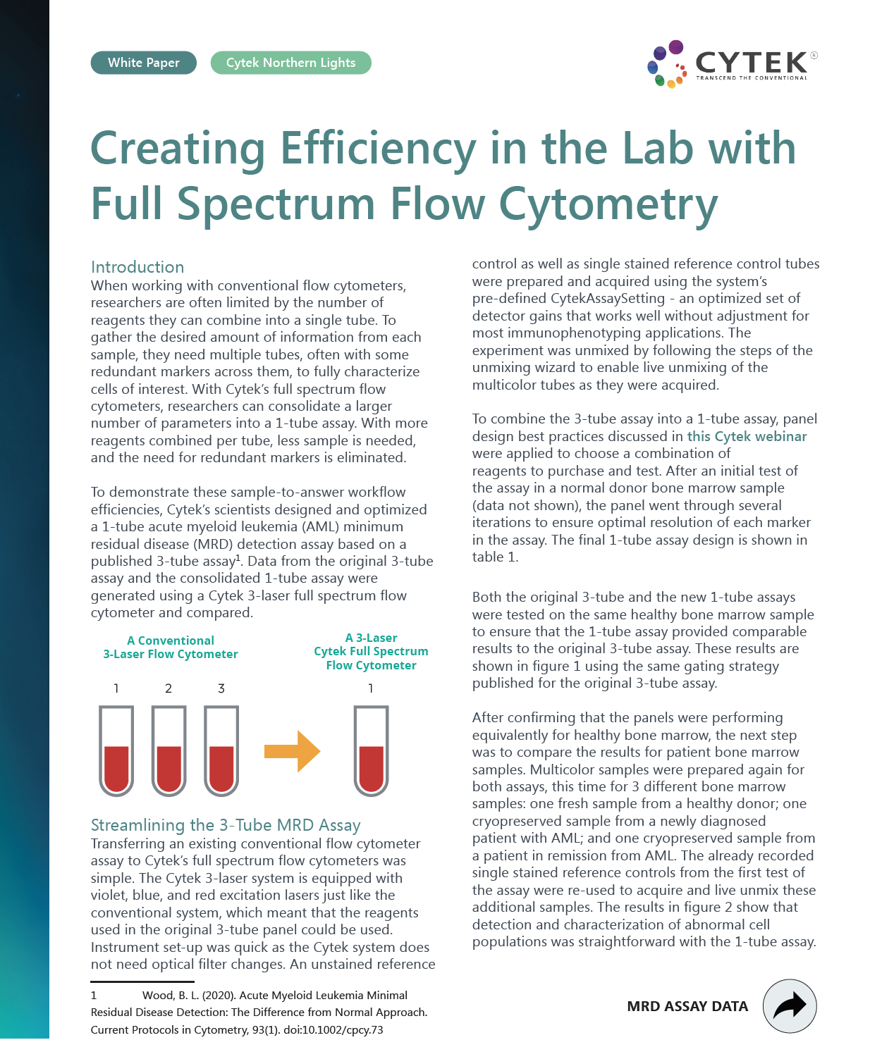 Creating Efficiency in the Lab White Paper Preview