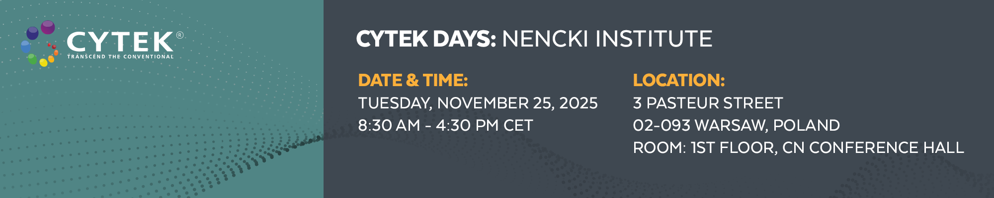 CytekDaysBanner_Warsaw_2000x400px