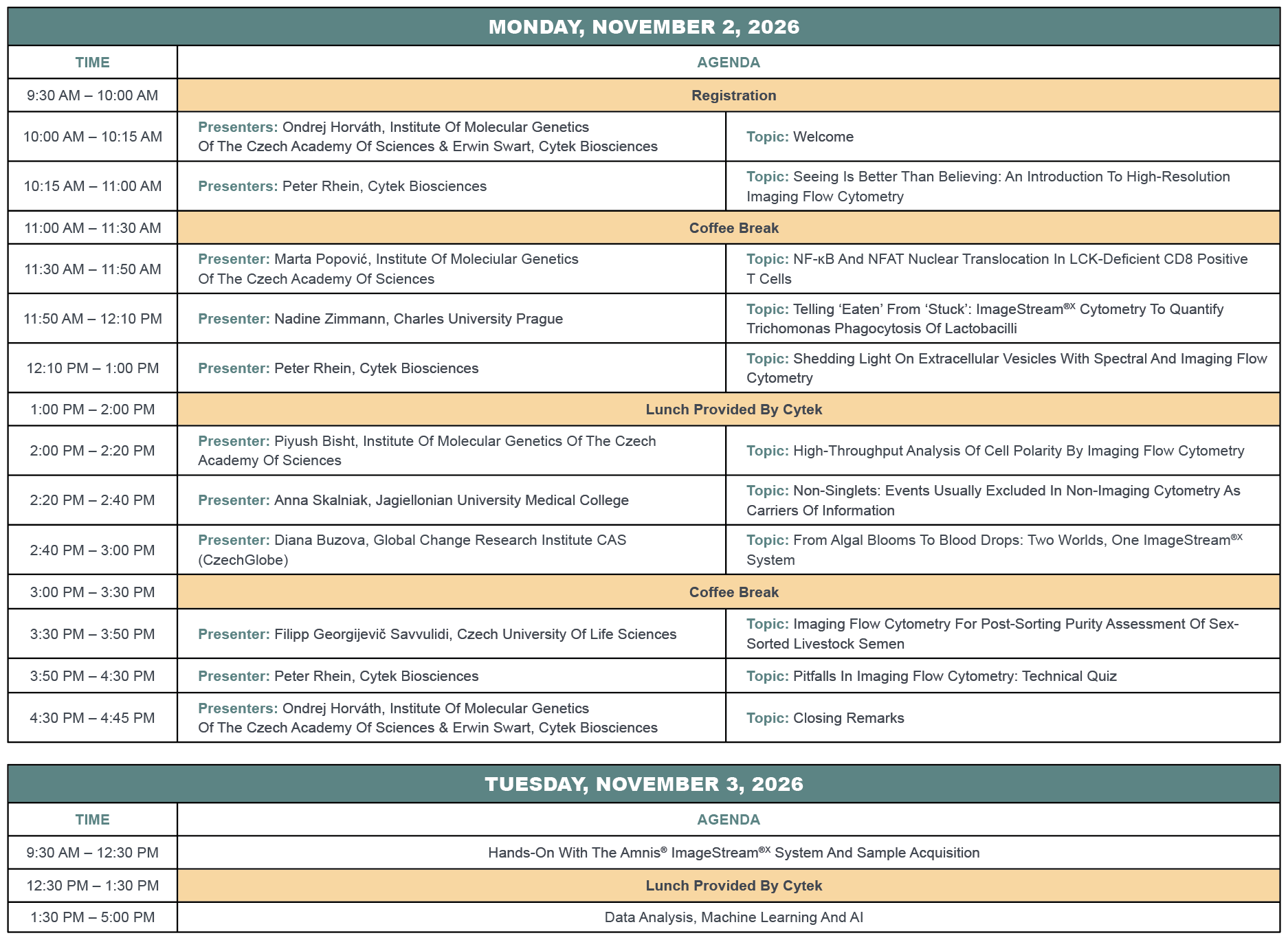 IMG Prague Agenda